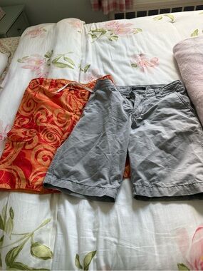 Men's Gray Casual Chino Shorts